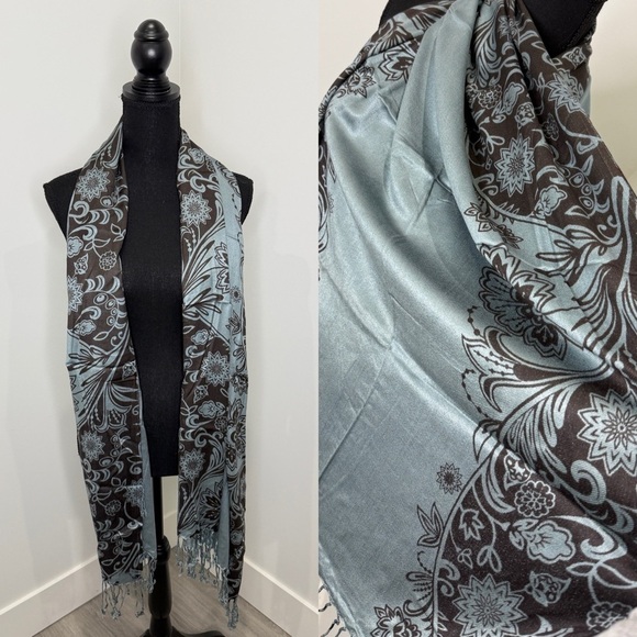 Monika Collection Shawl Scarf Wrap 28x72 - Picture 1 of 6